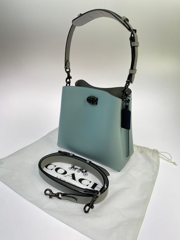 【中古美品】 COACH コーチ WILLOW BUCKET C3766 ウィロウ バケット ショルダーバッグ 【180-260530-KS-13-min】
