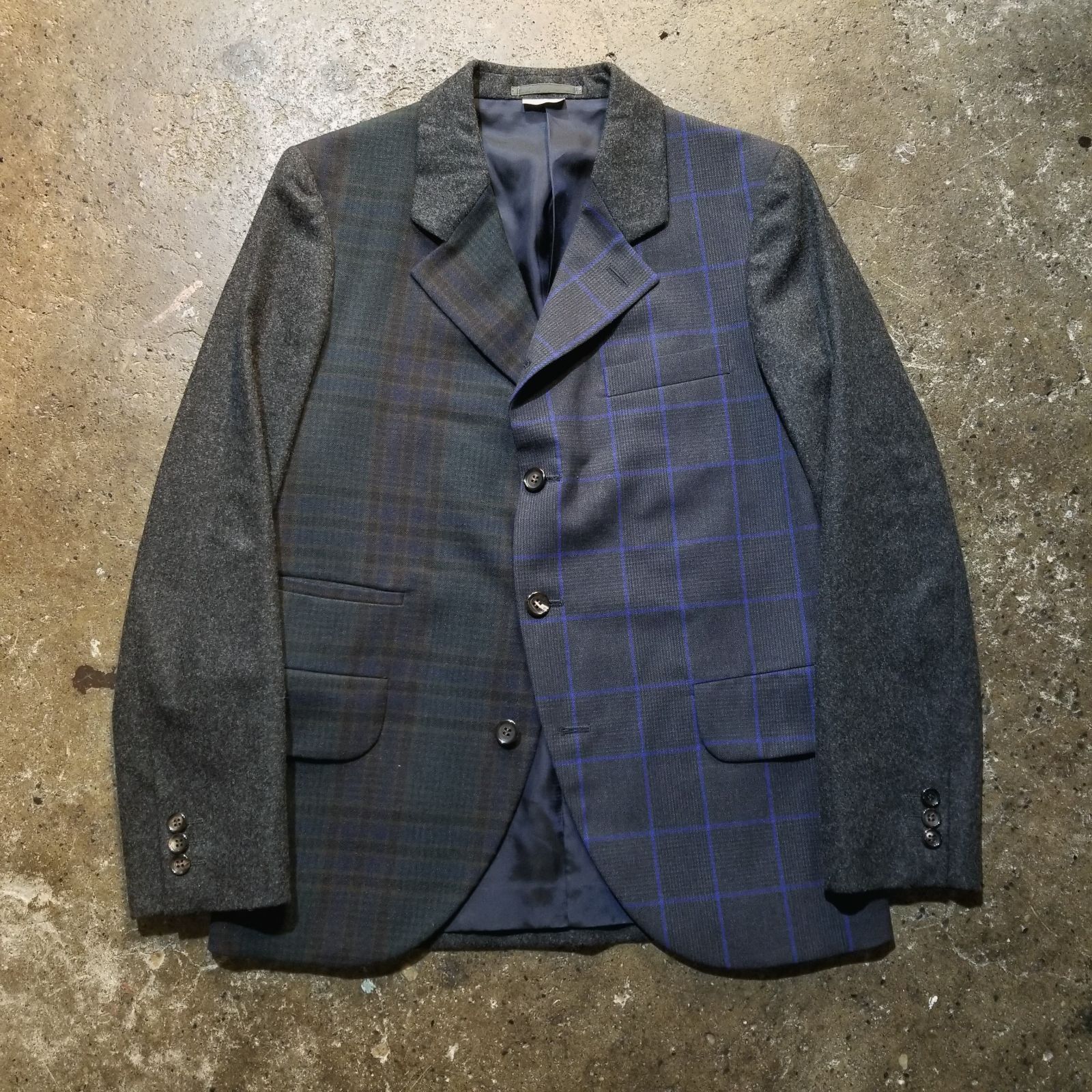 COMME des GARCONS HOMME DEUX 19aw クレイジーパターン 切替4B