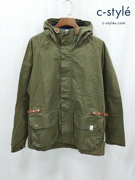 T933 [人気] Barbour × Ally Capellino バブアー×アリーカペリーノ ジャケット S カーキ ERNEST CASUAL JACKET 2201166 | ★