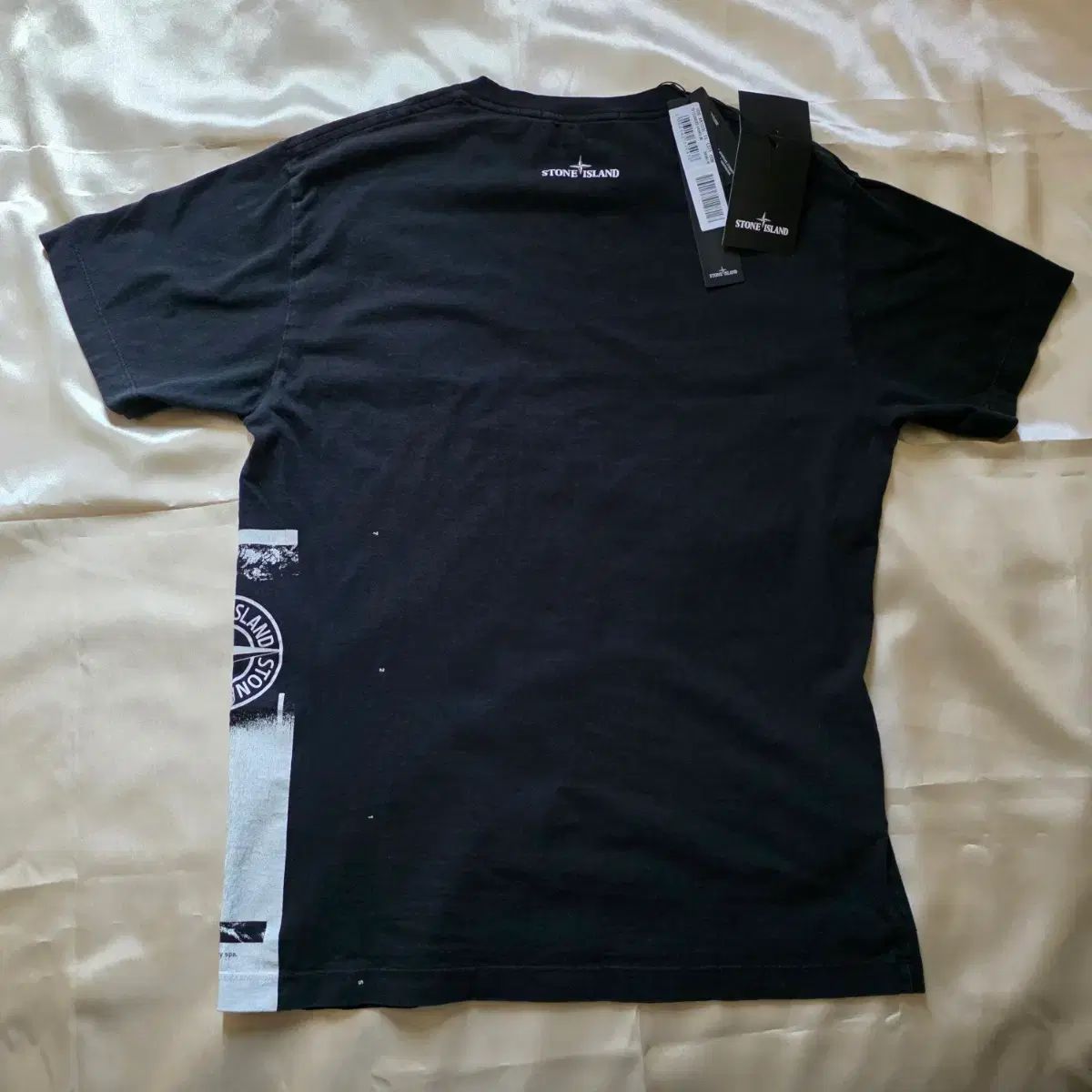 正規品) STONE ISLAND ストーンアイランド ブラック グラフィック 半袖 