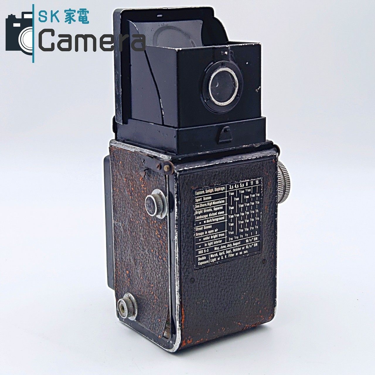 中古】 ROLLEICORD I型 Carl Zeiss Jena Triotar 7.5cm F3.5