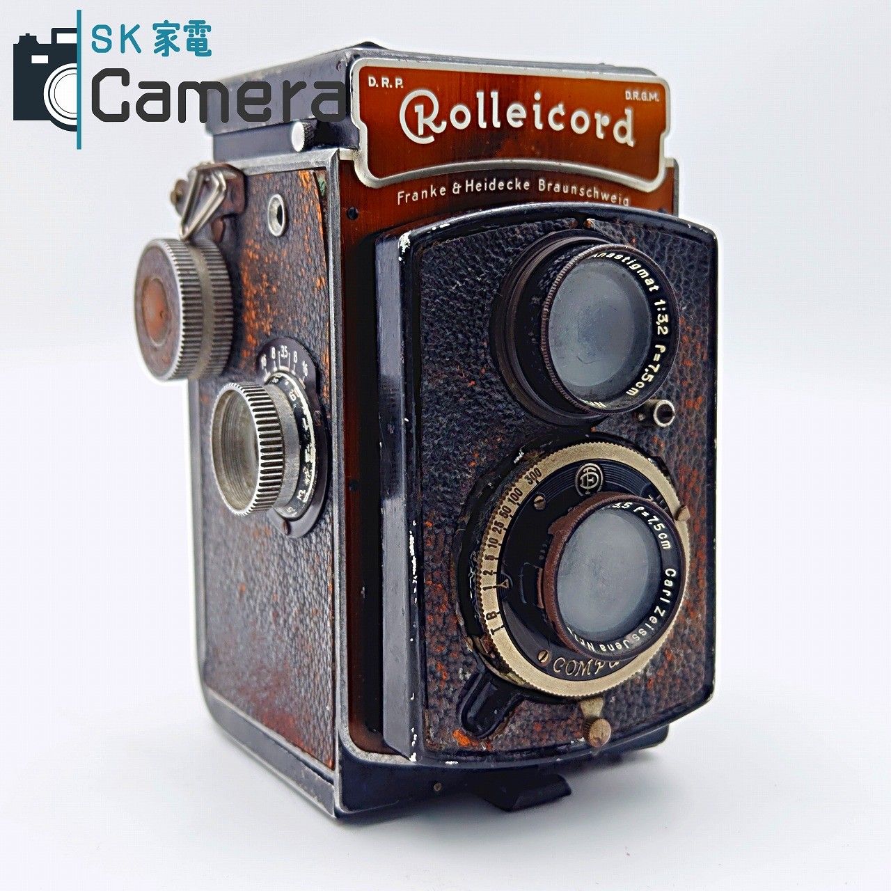 中古】 ROLLEICORD I型 Carl Zeiss Jena Triotar 7.5cm F3.5