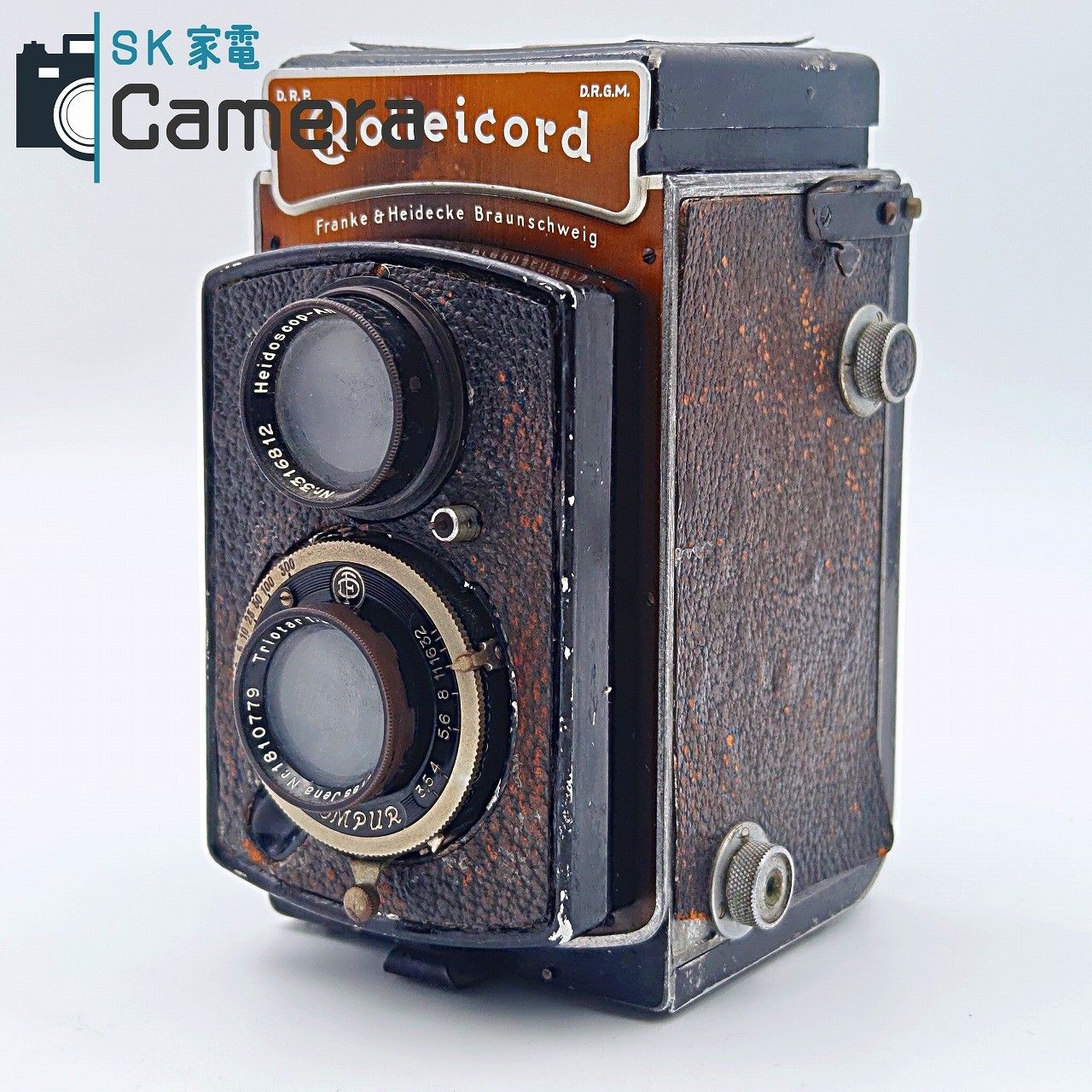 中古】 ROLLEICORD I型 Carl Zeiss Jena Triotar 7.5cm F3.5