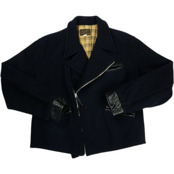 Size【42】 At Last ＆ Co アットラスト/BUTCHER PRODUCTS ブッチャープロダクツ LOT714 MELTON RIDERS JACKET ジャケット 黒 【中古品-良い】 30009319