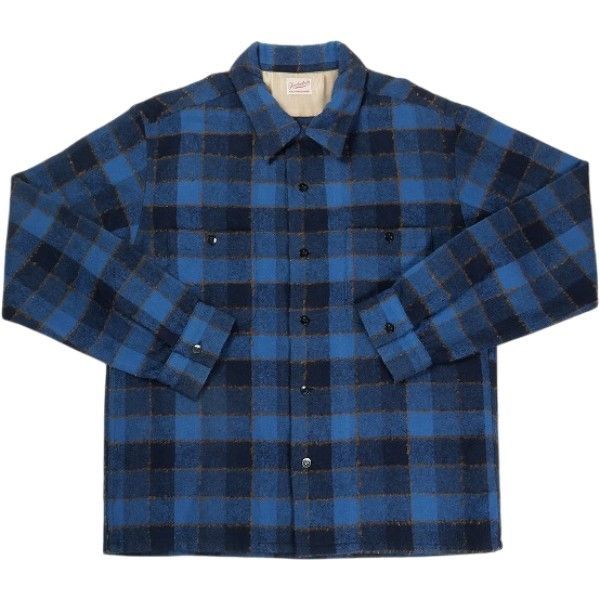 Size【XL】 TENDERLOIN テンダーロイン T-WOOL SHT WP 長袖シャツ 紺 【中古品-良い】 30009326