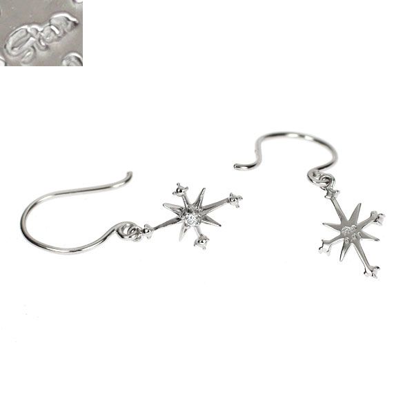 スタージュエリー K18WG ダイヤモンド ピアス 0.02ct - メルカリ