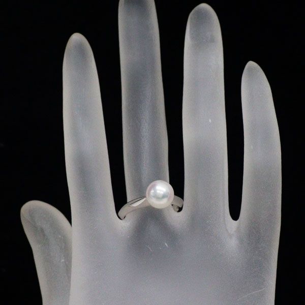 ミキモト Pt950 アコヤ 真珠/パール リング 径約8.5mm - メルカリ