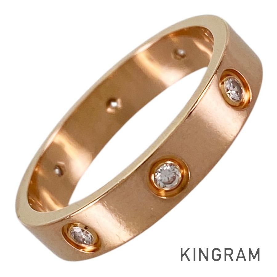 カルティエ Cartier ミニラブ K18PG ダイヤモンド 15.5号(55-56) リング sss【中古】