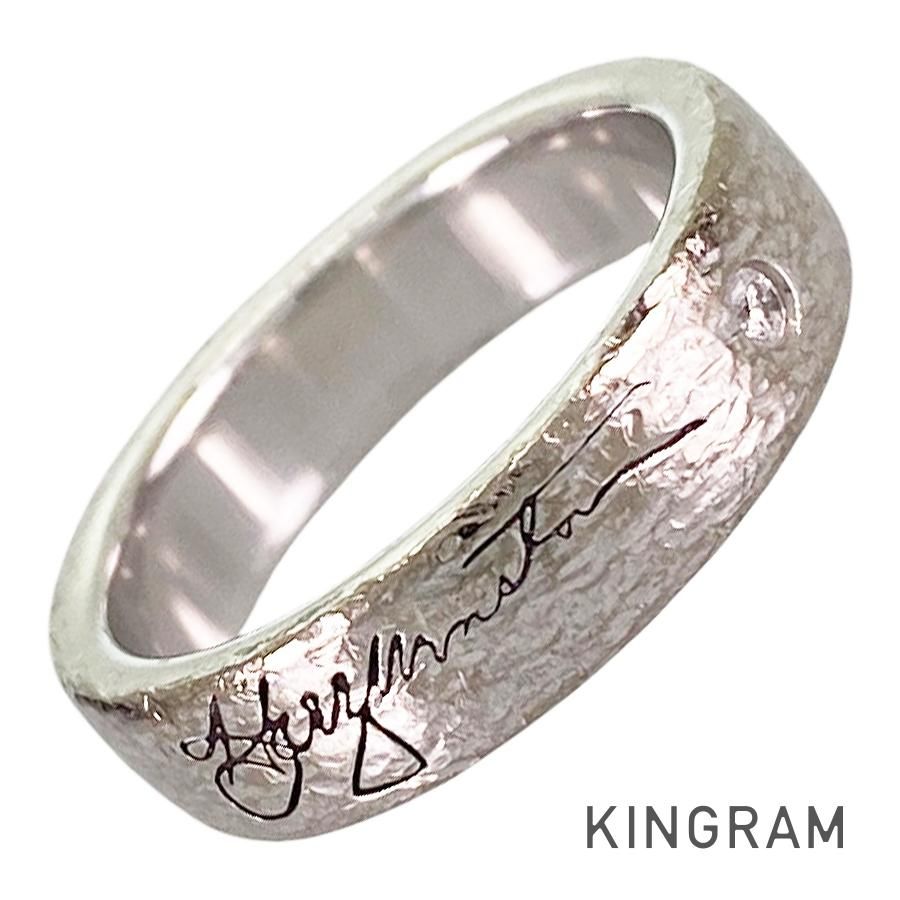 ハリーウィンストン HARRY WINSTON シグネチャー K18WG ダイヤモンド 13号(53) リング sss【中古】