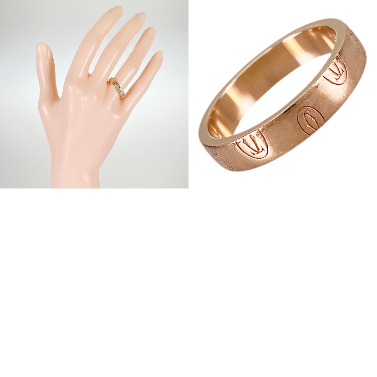 カルティエ Cartier ハッピーバースデー K18PG 11号(51) リング sss 