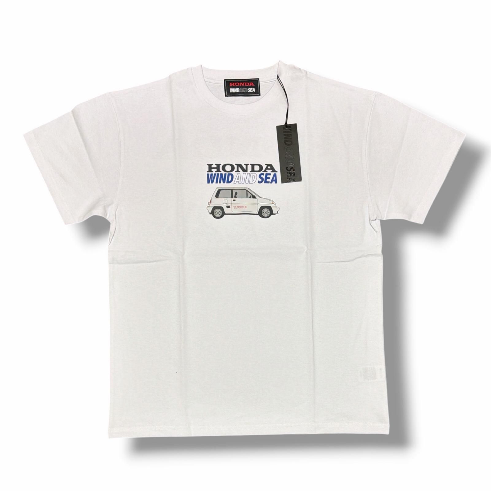 参考上代7700円 未使用 WIND AND SEA × HONDA CITY TURBO T-shirts 