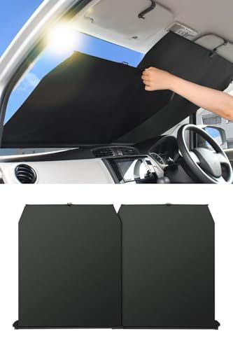 DriveLife ドライブライフ サンシェード 車 ロール式 車載 フロントサンシェード 遮光 暑さ対策 日除け 車用サンシェード 自動収縮 SS03 1個入りYZ 3f847103