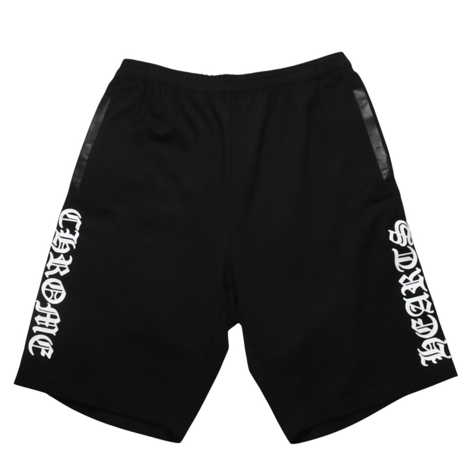 新品同様 CHROME HEARTS クロムハーツ クロスボタン メッシュ トラック ショーツ メンズ L クロスボール 中古 4a003343 247,500円