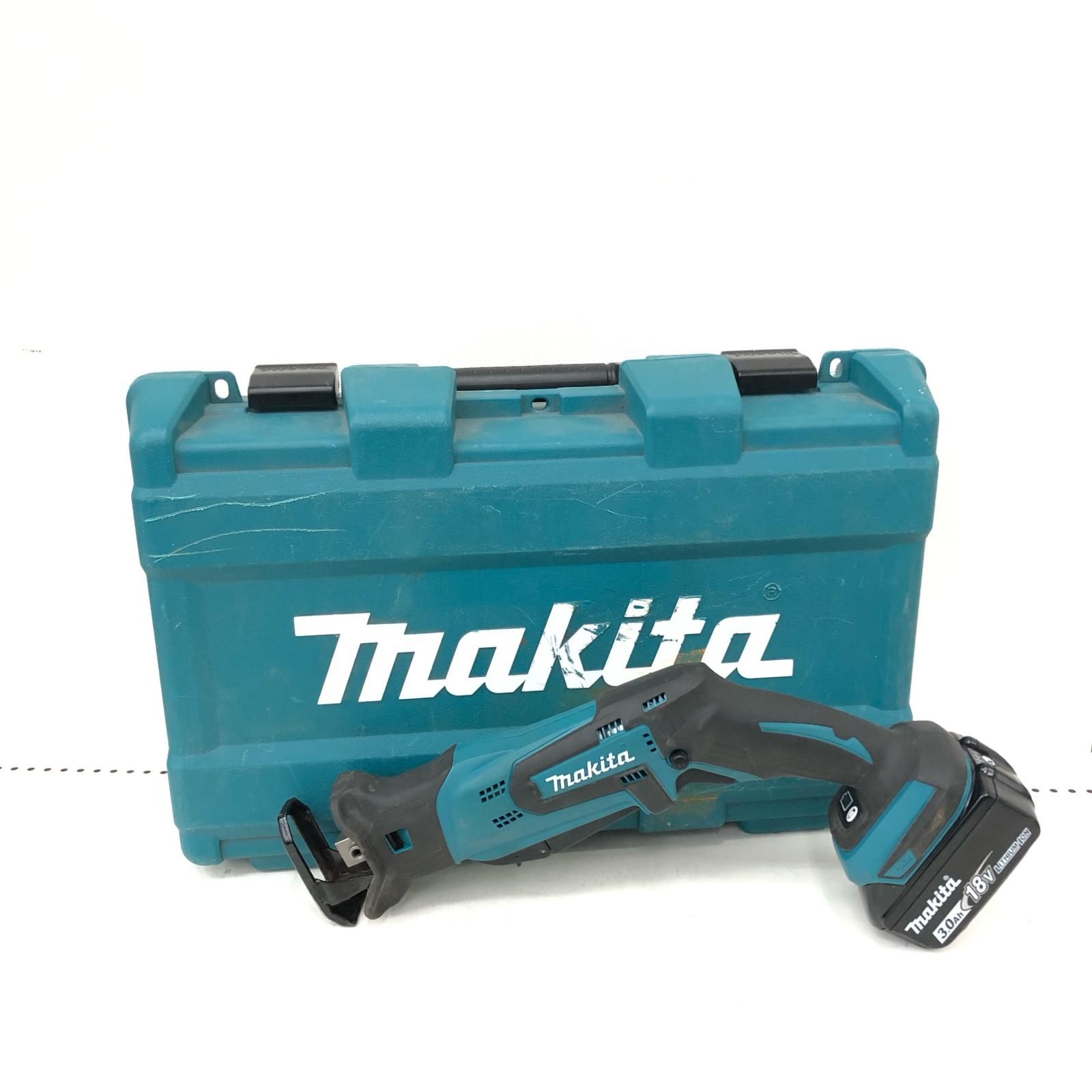 MAKITA マキタ 電動工具 コードレス式 18V 充電式レシプロソー 充電器・充電池1個・ケース付 JR184D グリーン
