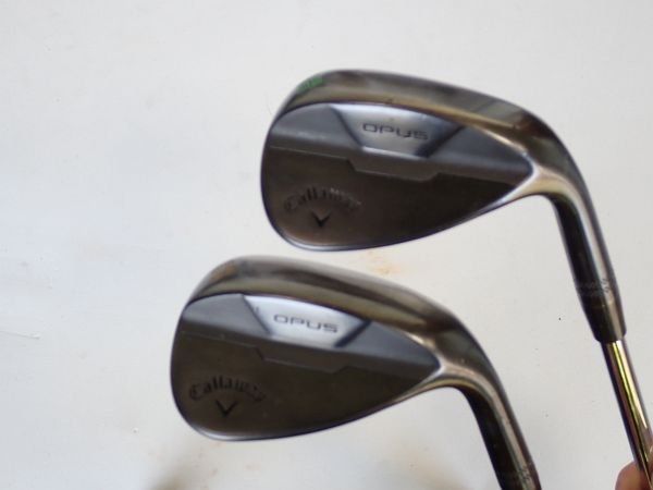 キャロウェイ Opus ブラック ウェッジ Dynamic Gold S200 日本仕様 52/10ｓ/56/12ｓ 2本セット