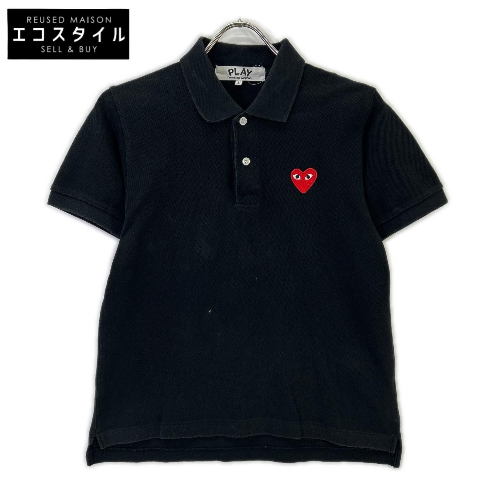 PLAYCOMMEdesGARCONS プレイコムデギャルソン AZ-T005 ブラック レッド