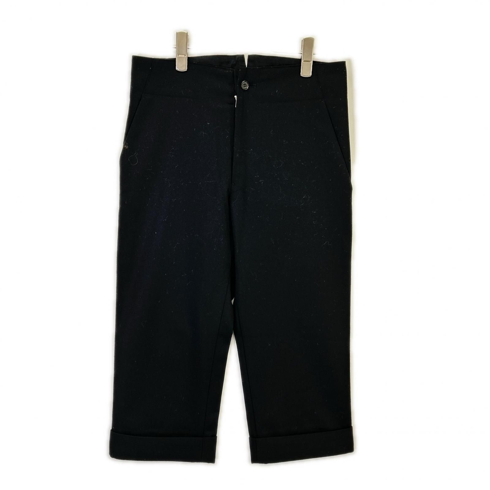 Yohji Yamamoto ヨウジヤマモト 13SS FX-P09-109 ブラック クロップド