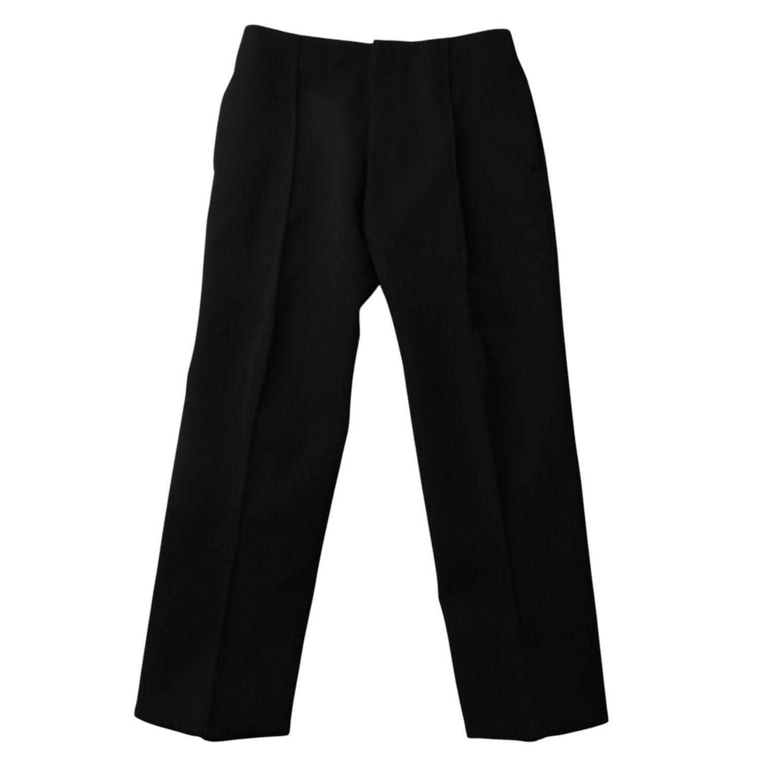 極美品 Bottega Veneta ボッテガヴェネタ Curved Pants カーブドパンツ 713790 ブラック サイズ50 中古 4a003171