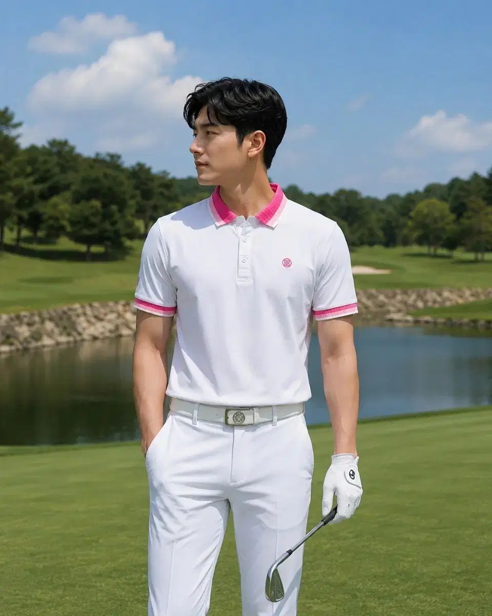 (未使用) G FORE(ジーフォア) ゴルフ メンズ ツートン LINE バイカラー KARA（カラ） 半袖 Tシャツ 2XL