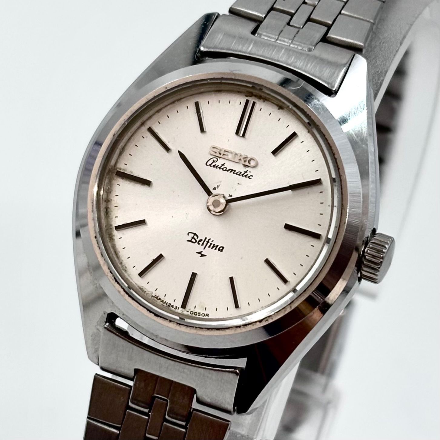 【稼働/純正ブレス】SEIKO/セイコー Bellfina/ベルフィーナ 腕時計 自動巻き/AT 1970年代モデル japan vintage