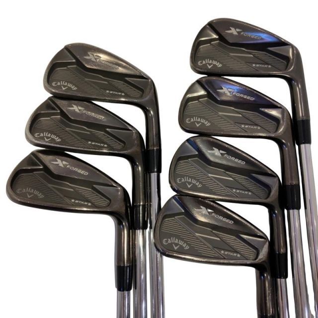 【中古】 キャロウェイ X FORGED STAR SMOKE 7S アイアンセット IR NS PRO 950GH neo (フレックスS) メンズ 男性用 右利き 右用 Cランク ゴルフクラブ