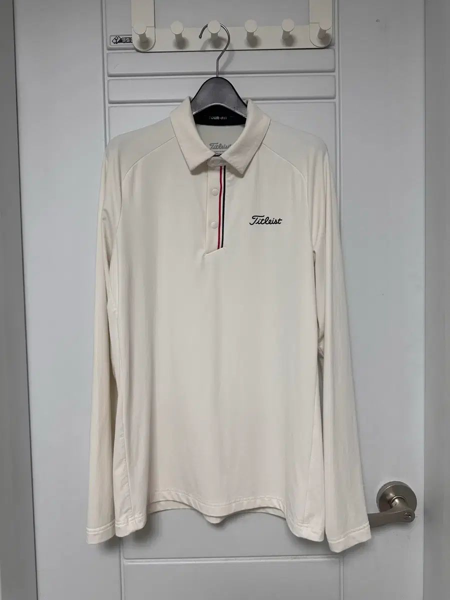 Titleist(タイトリスト) メンズ ゴルフ 長袖 Tシャツ L 白 弱起毛