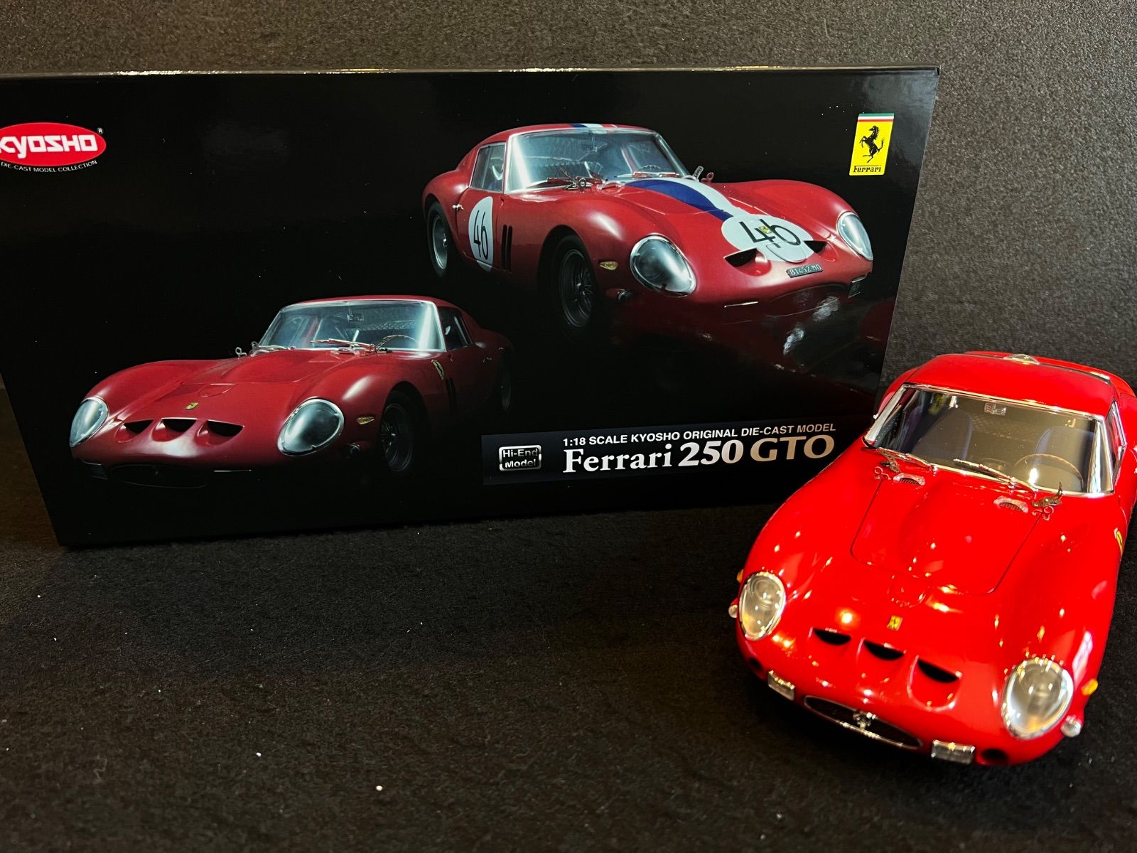【KYOSHO / FERRARI 250 GTO 】 1 : 18 No.46 フェラーリ モデルカー ミニカー