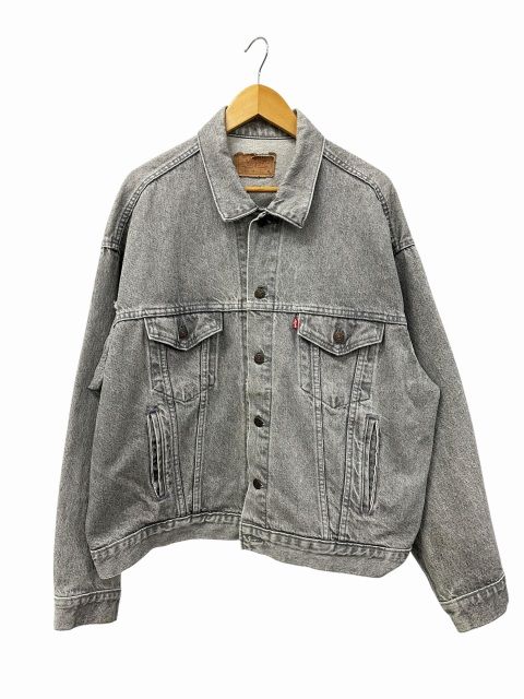リーバイス Levi's 80s 先染め YARN DYED GRAY DENIM JACKET MADE IN