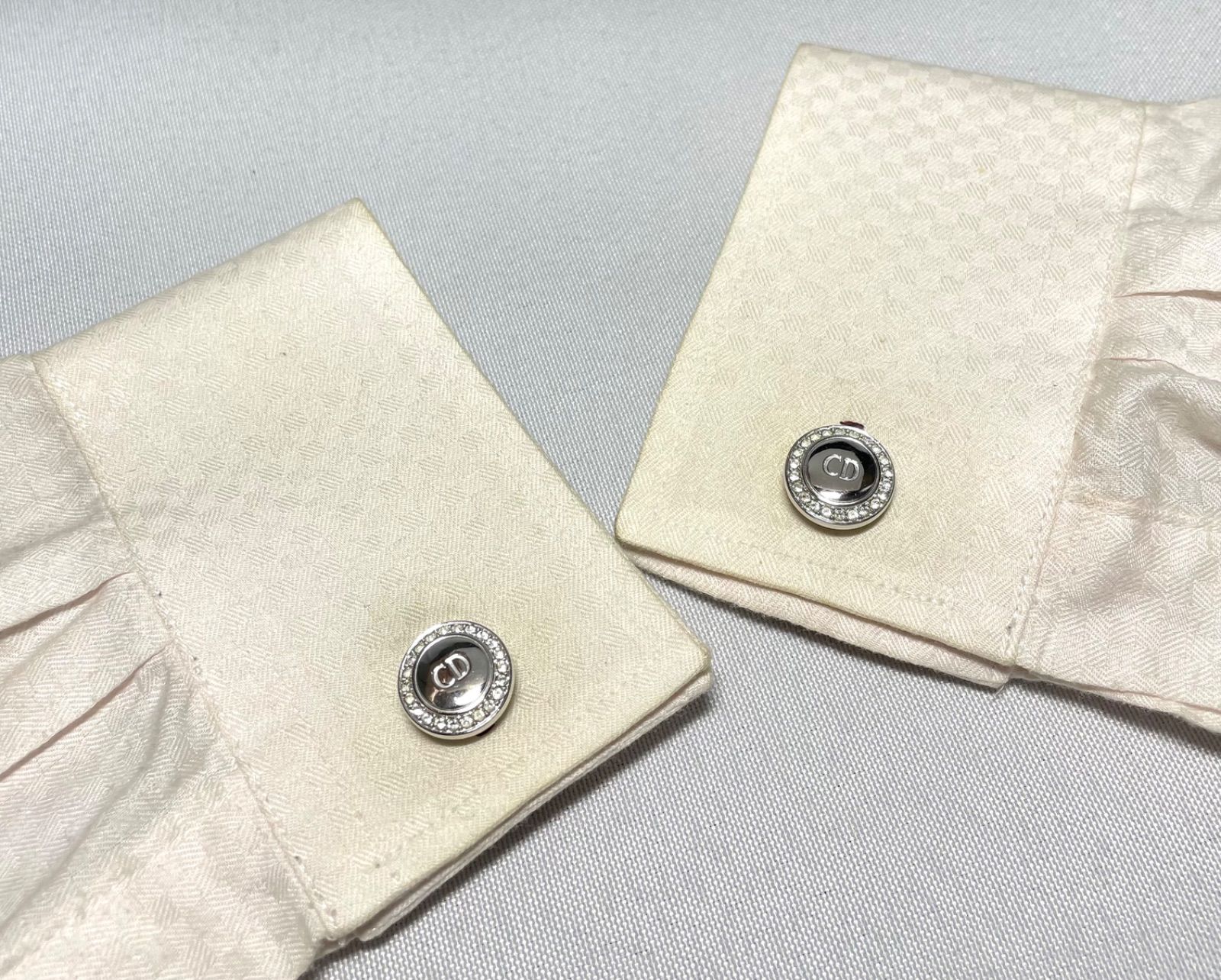 美品 希少 Dior Homme ディオールオム CDロゴ ラインストーン装飾