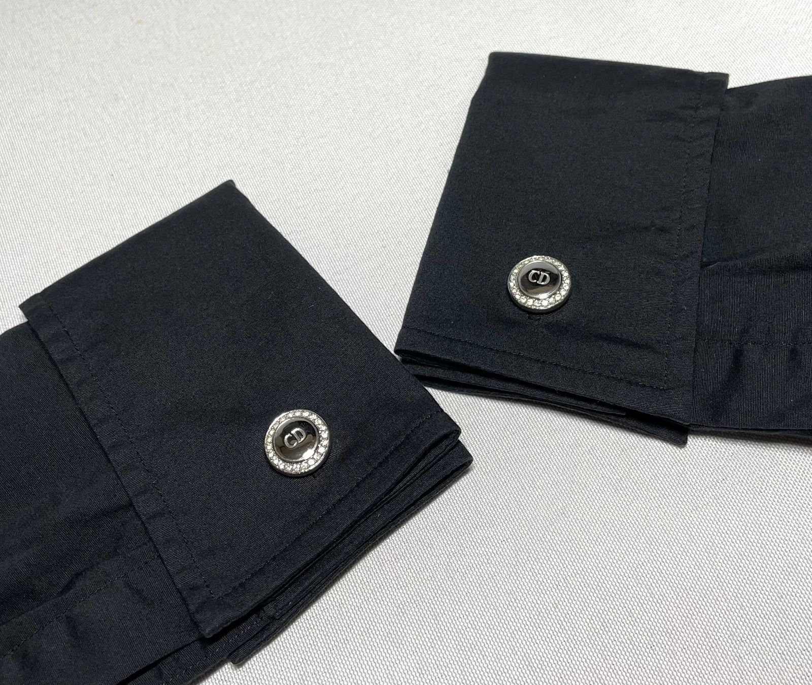 美品 希少 Dior Homme ディオールオム CDロゴ ラインストーン装飾