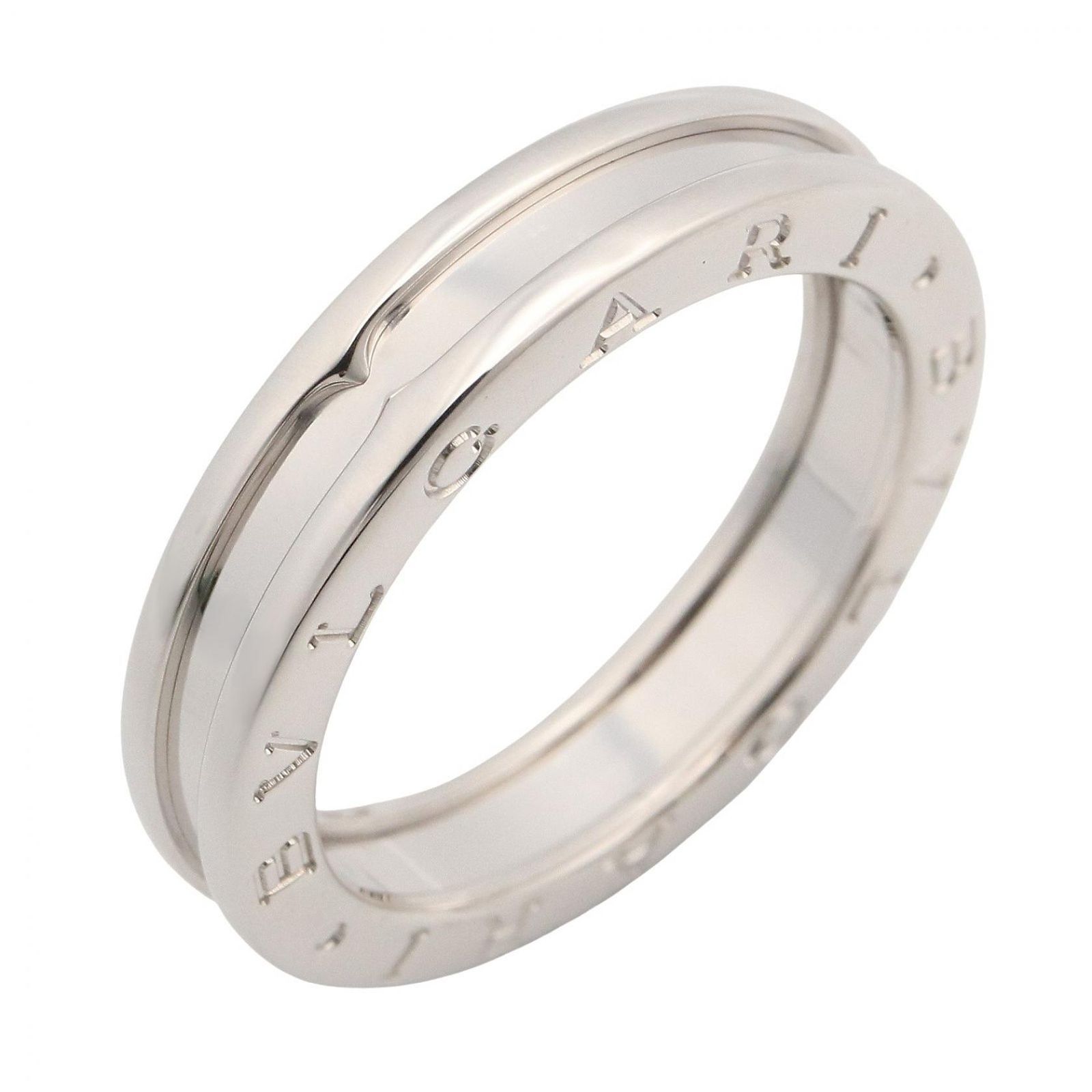 ブルガリ BVLGARI リング・指輪 B-zero1 リング 1バンド 346566 K18WG（ホワイトゴールド） B-zero1 リング 1バンド ユニセックス Used A 142,400円