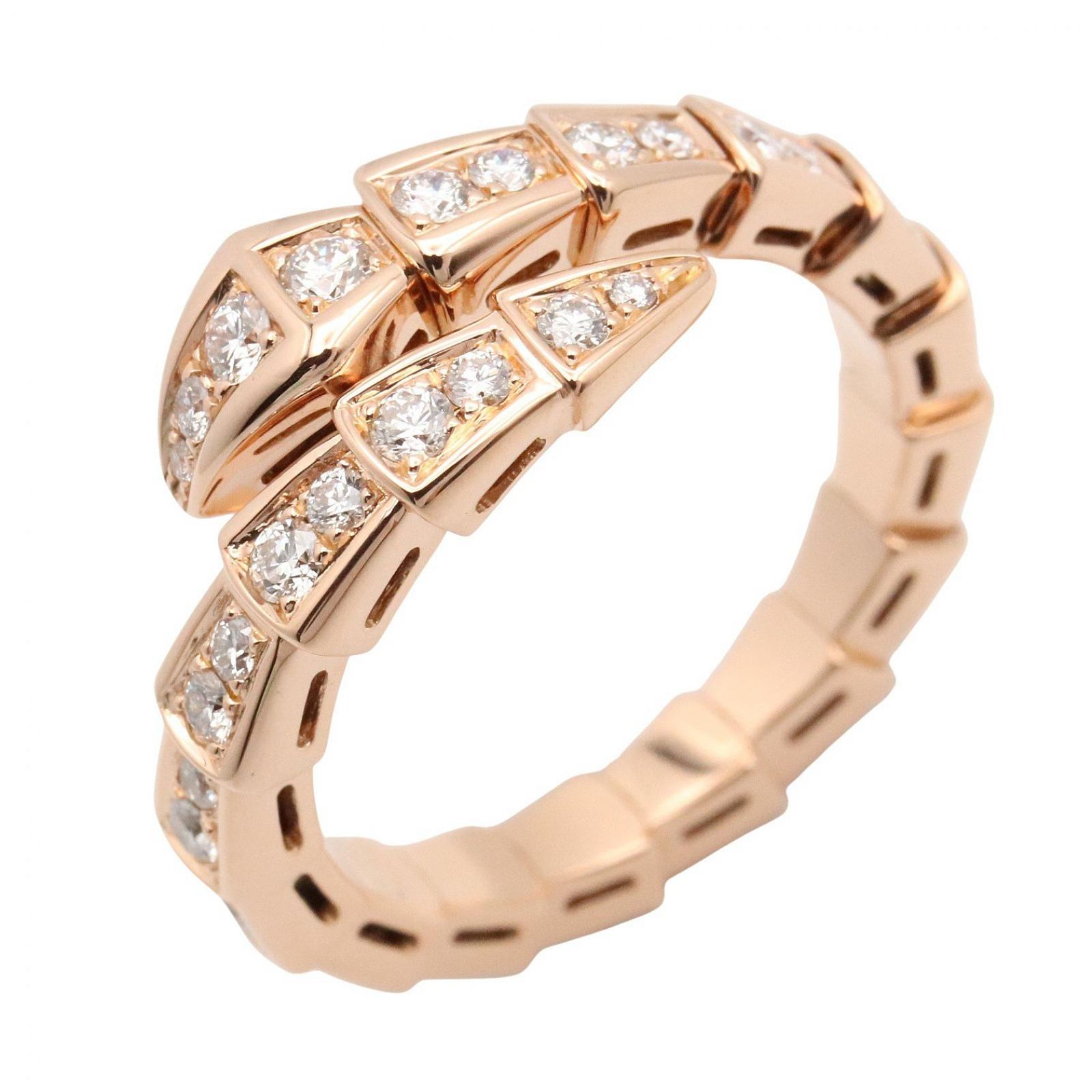 ブルガリ BVLGARI リング・指輪 セルペンティヴァイパー ダイヤ リング 355977 K18PG（ピンクゴールド） ダイヤモンド セルペンティヴァイパー ダイヤ リング レディース