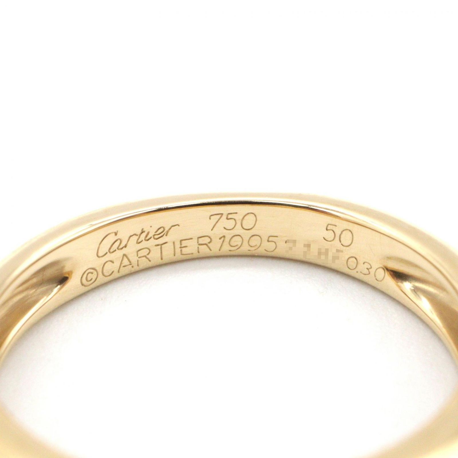 カルティエ CARTIER リング・指輪 エリプス ダイヤ リング K18