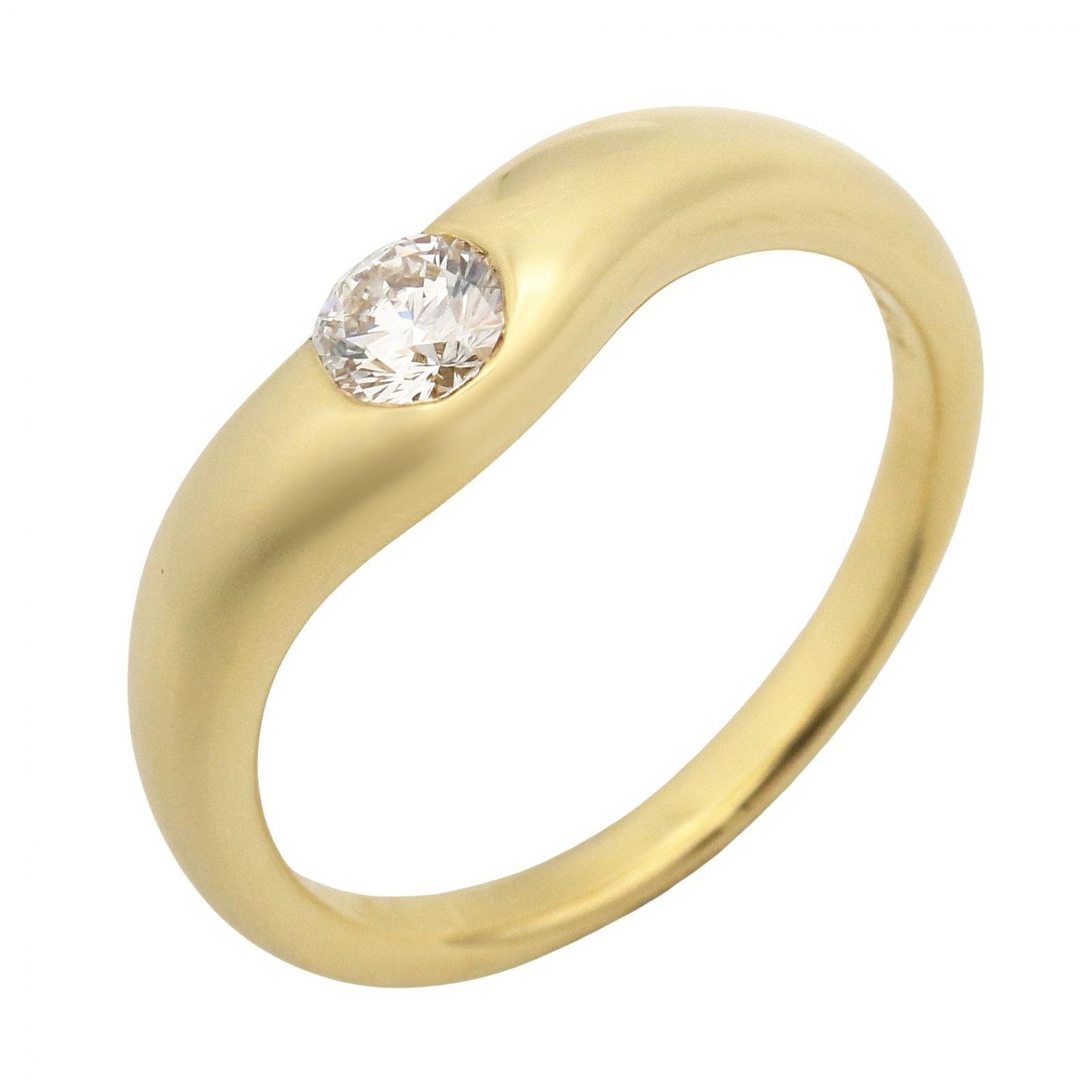 ティファニー TIFFANY＆CO リング・指輪 ダイヤ リング #10.5 K18（イエローゴールド） ダイヤモンド ダイヤ リング レディース Used A