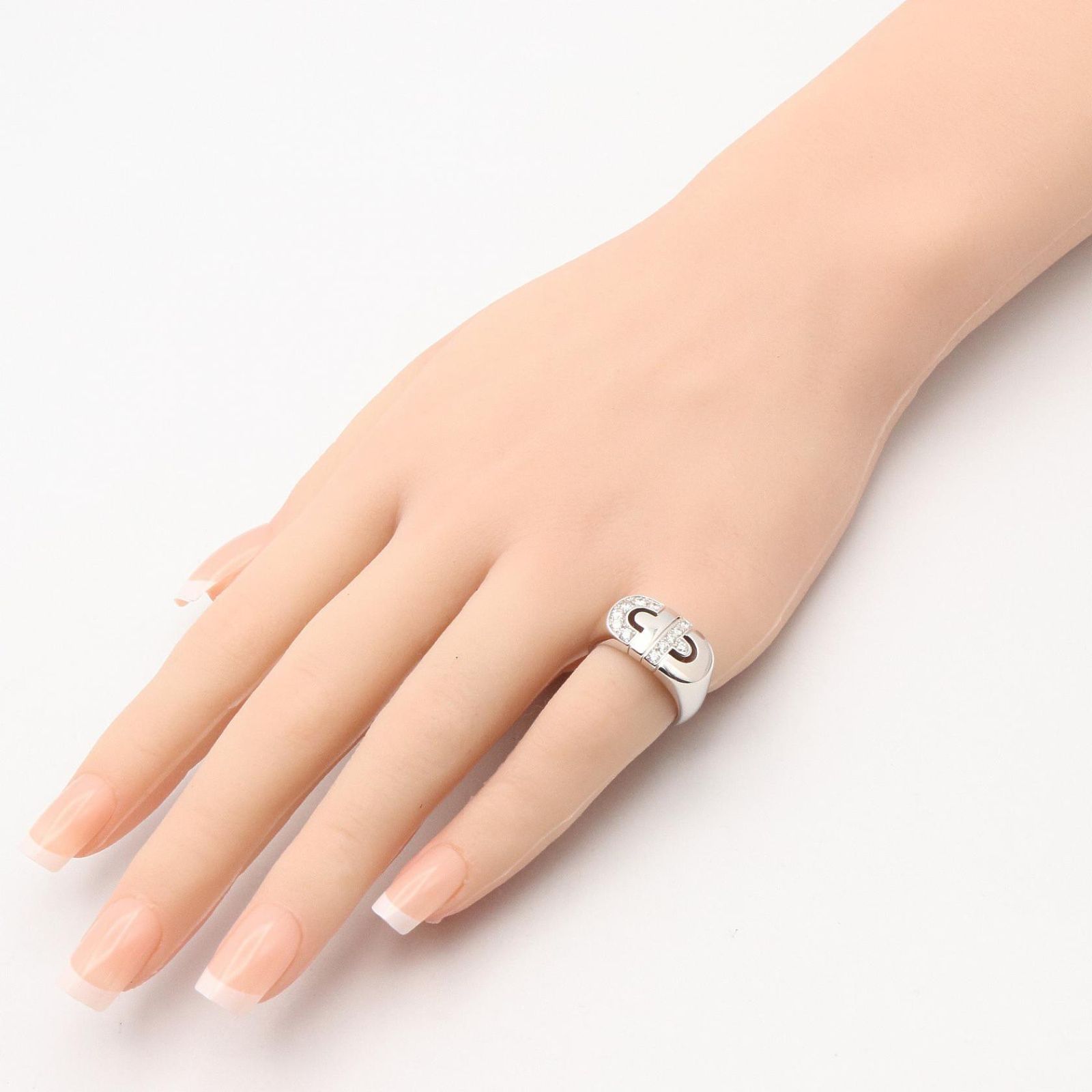 ブルガリ BVLGARI リング・指輪 パレンテシ リング ダイヤ K18WG 