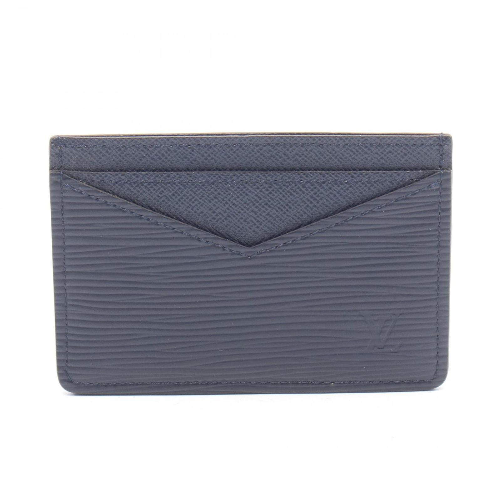 ルイ・ヴィトン LOUIS VUITTON カードケース ネオ ポルトカルト エピ M67209 ネイビー レザー ネオ・ポルトカルト メンズ Used A 28,200円