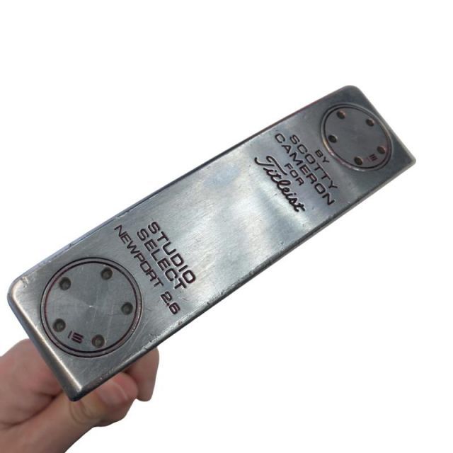 【中古】 タイトリスト SCOTTY CAMERON STUDIO SELECT NEWPORT 2.6 34インチ(15g) パター PT スチール (フレックスその他) メンズ 男性用 右利き 右用 Cランク ゴルフクラブ