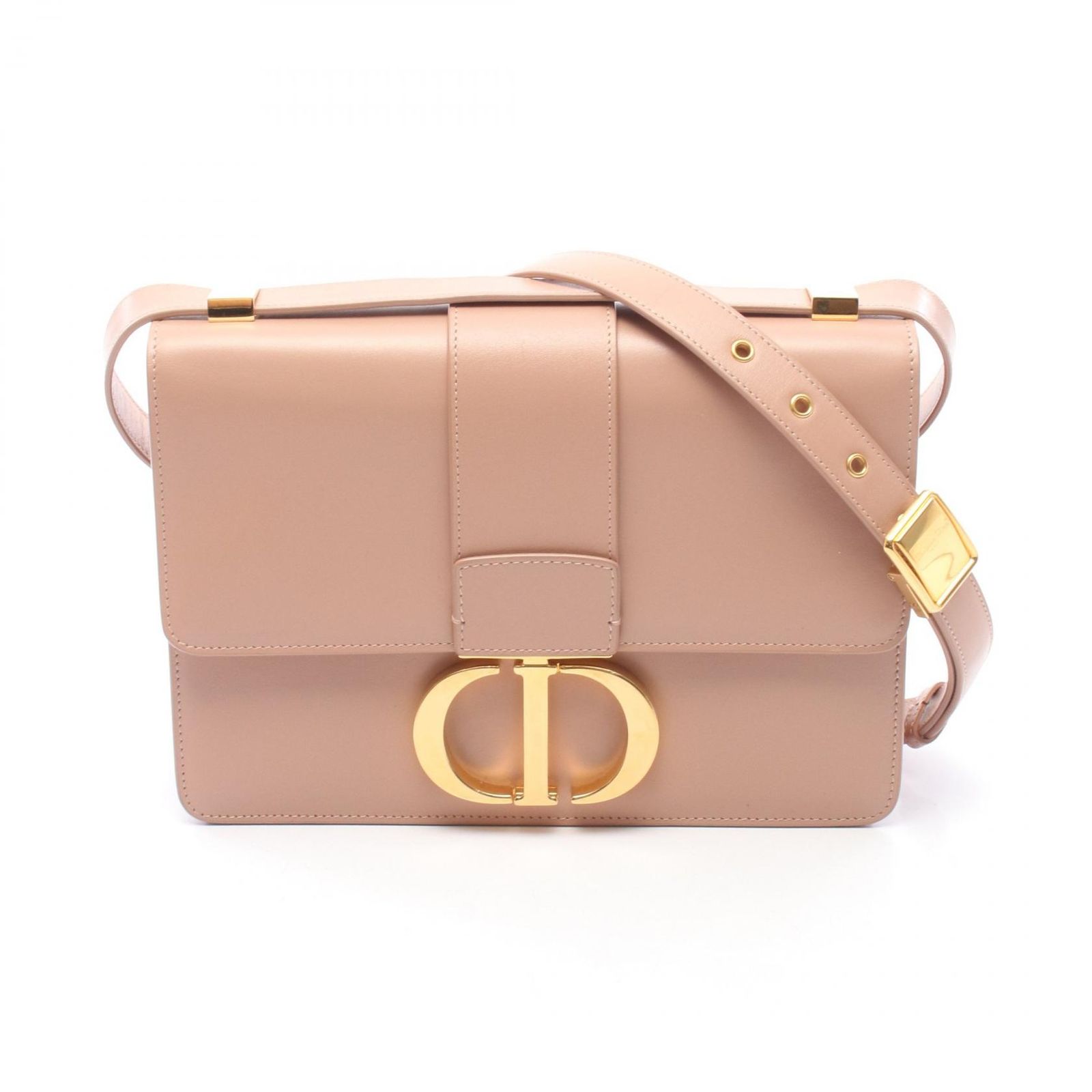 ディオール Dior ショルダーバッグ 30 MONTAIGNE モンテーニュ M9203UMOS ピンクベージュ レザー 30 Montaigne バッグ レディース Used A