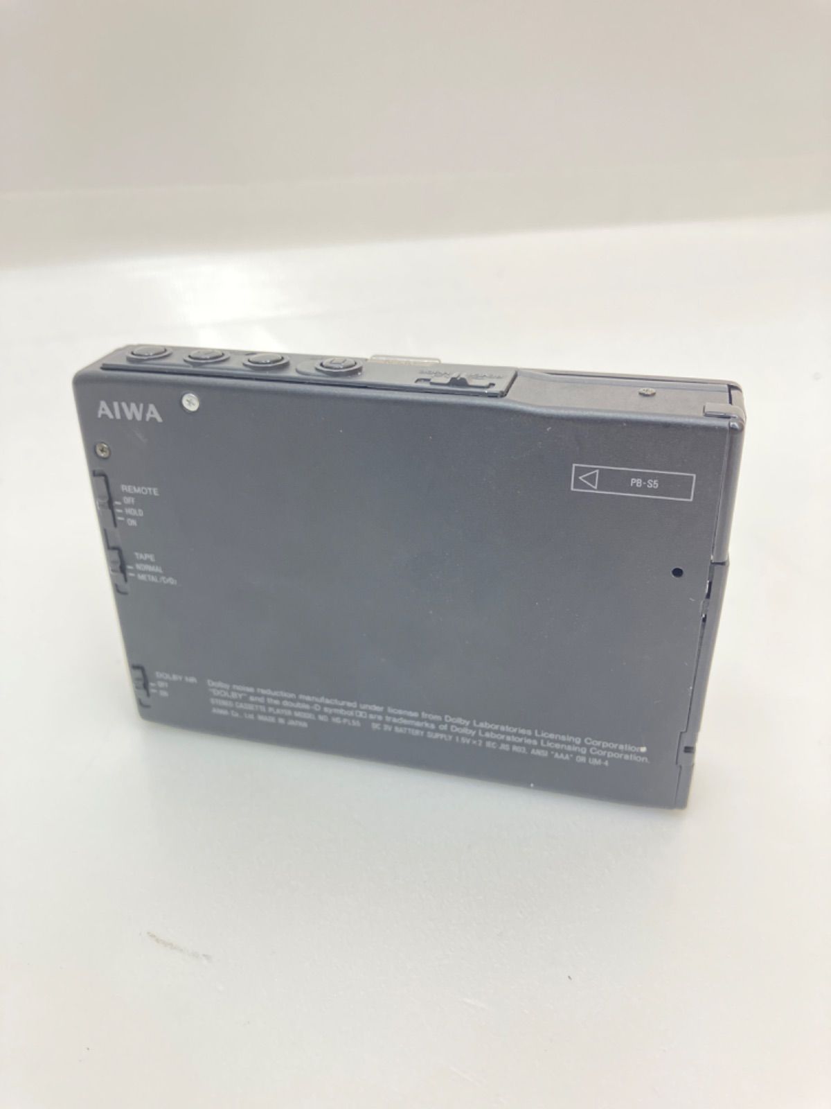 □ AIWA アイワHS-PL55 ポータブルカセットプレーヤー - メルカリ