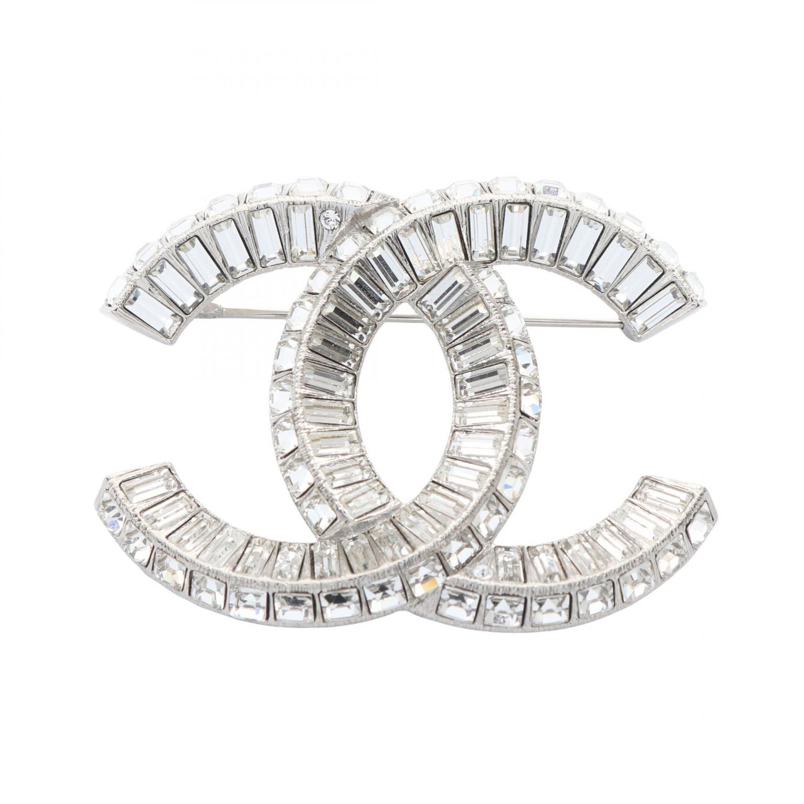 シャネル CHANEL ブローチ ココマーク ステンレススチール ブローチ レディース Used A
