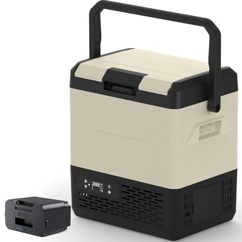 【新品】車載冷蔵庫 バッテリー付き 15L ポータブル冷蔵 －20℃～20℃ 冷凍冷庫 小型 4WAY電源対応 小型冷凍庫 Bluetoothアプリ 急速冷凍 静音 省エネ アウトドア 防災 家庭アウトドア両用 PSE認証 f7c94a3e