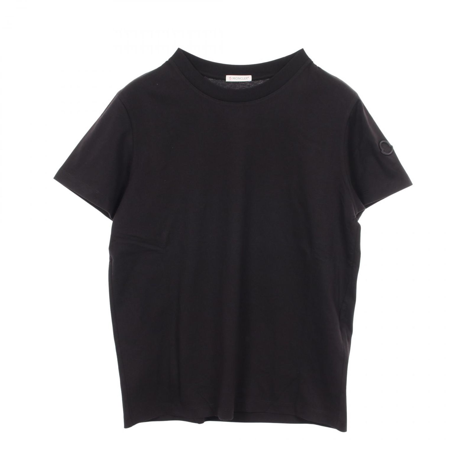 モンクレール MONCLER 半袖Tシャツ Tシャツ 8C0002989AUO999S ブラック コットン Tシャツ レディース 新品