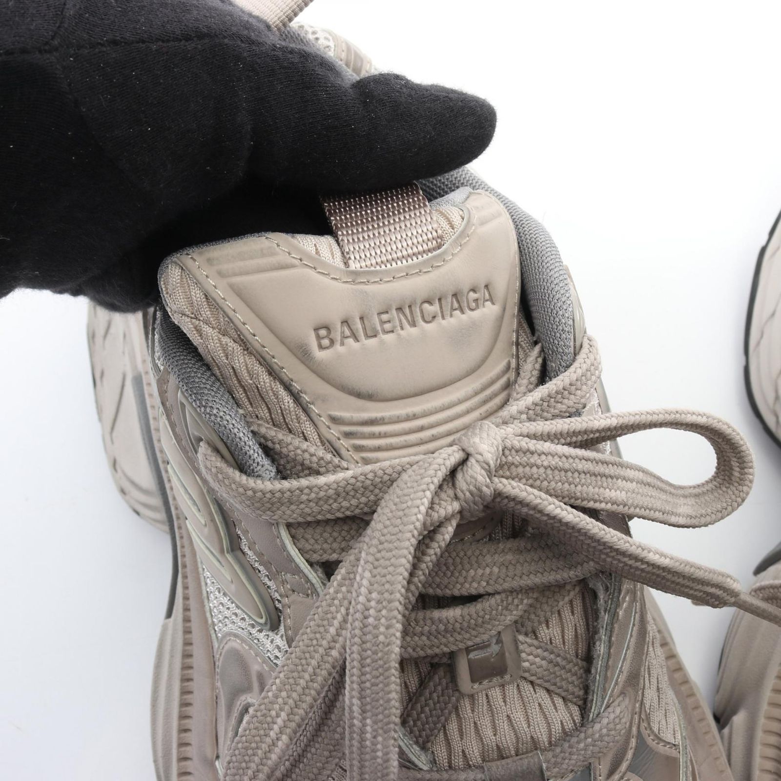 バレンシアガ BALENCIAGA スニーカー 6XL ヴィンテージ加工 レザー 