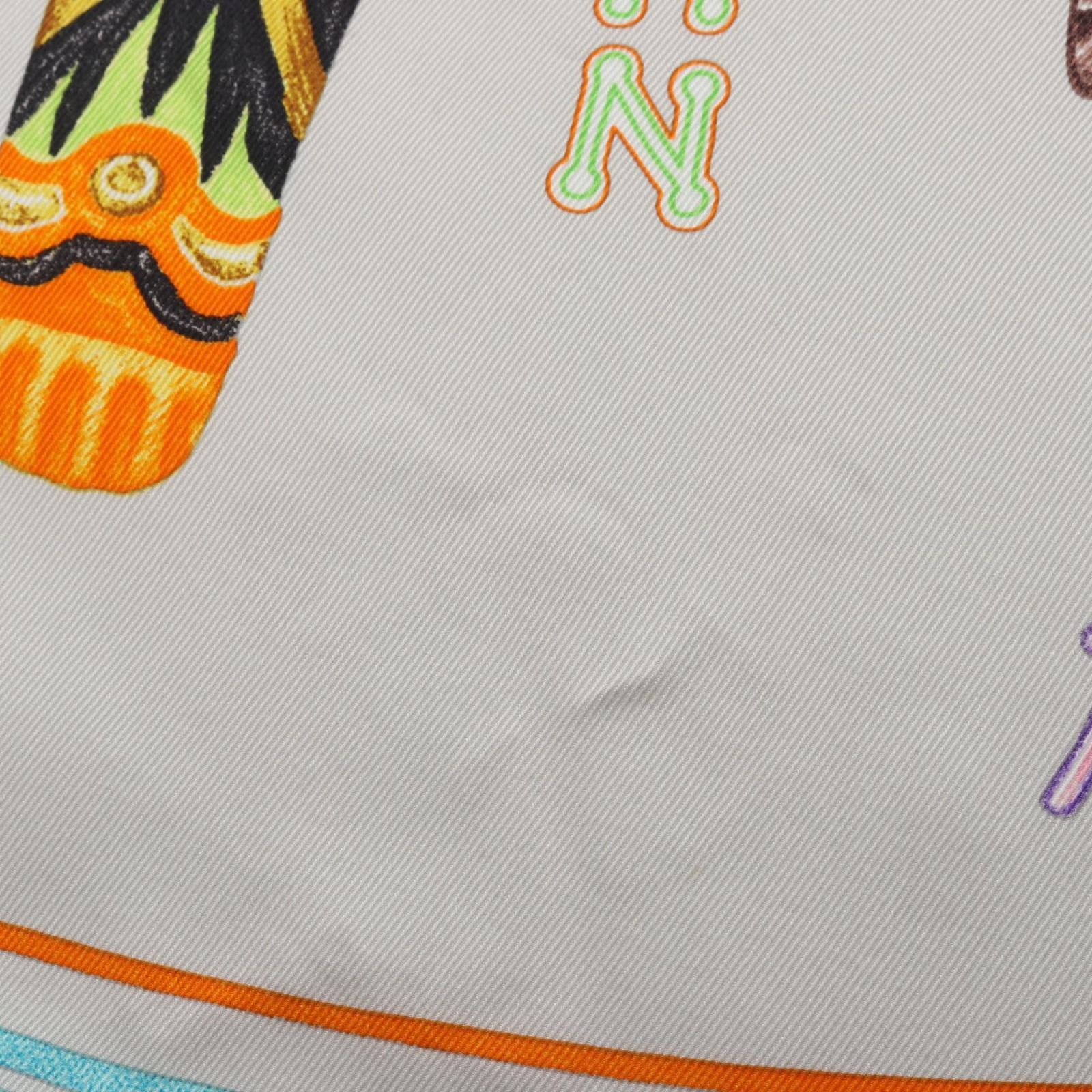 エルメス HERMES スカーフ カレ70 Funny Ice Cream シルク カレ70