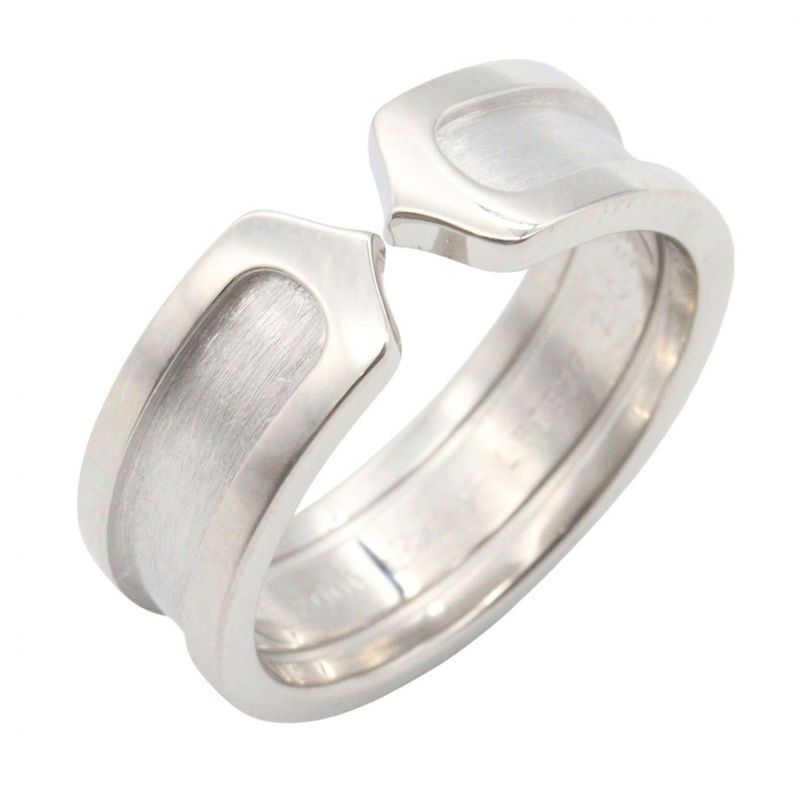 カルティエ CARTIER リング・指輪 C2 リング K18WG（ホワイトゴールド） C2 リング レディース Used A