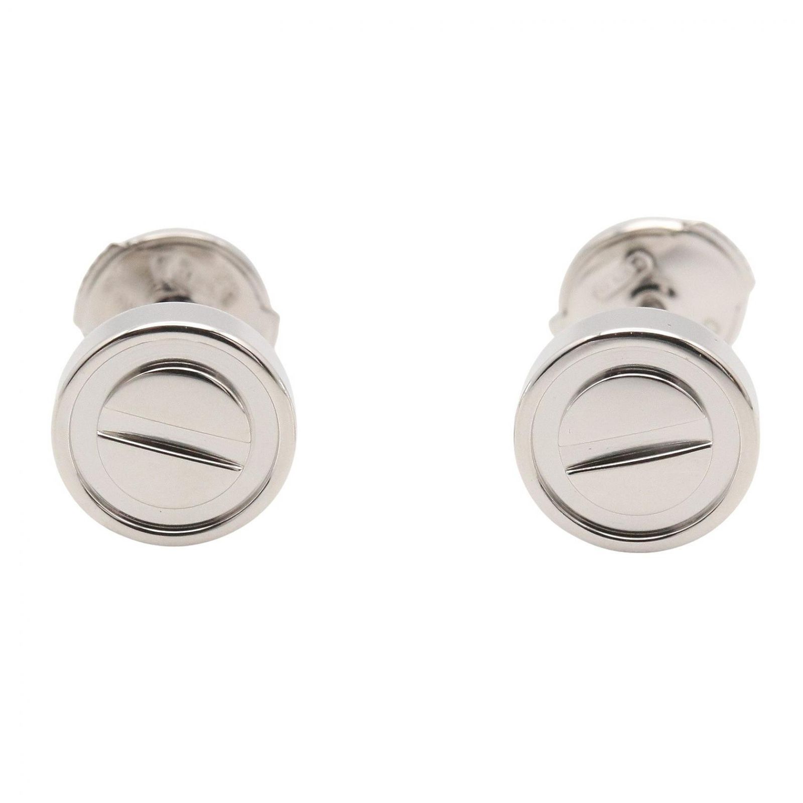 カルティエ CARTIER ピアス ラブピアス K18WG（ホワイトゴールド） ラブピアス ユニセックス Used A