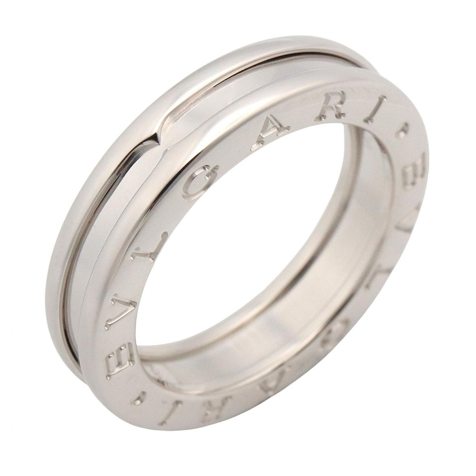 ブルガリ BVLGARI リング・指輪 B-zero1 リング 346566 K18WG（ホワイトゴールド） B-zero1 リング ユニセックス Used A