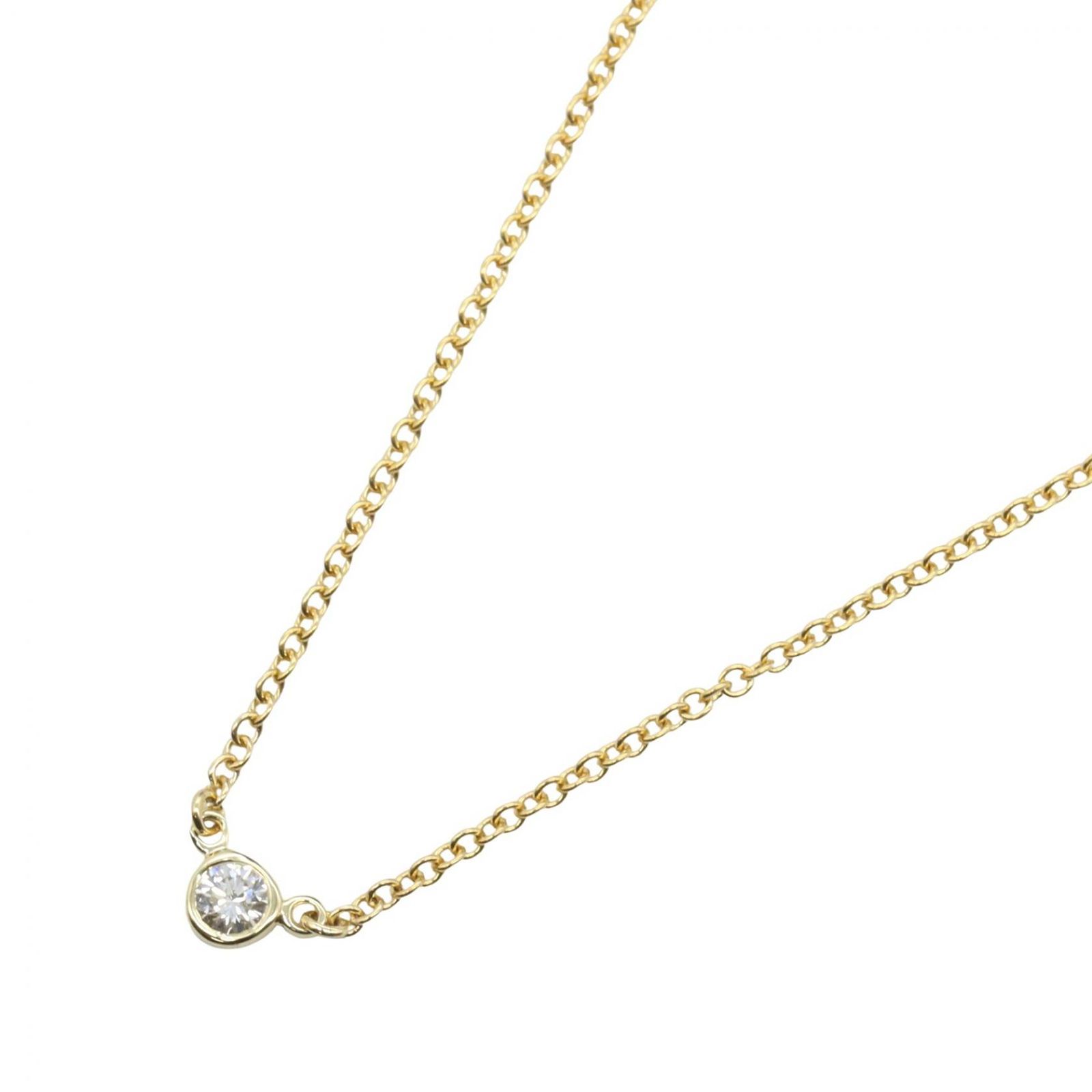 ティファニー TIFFANY＆CO ネックレス バイ ザ ヤード ダイヤ ネックレス 首回り41.5㎝ K18PG（ピンクゴールド） ダイヤモンド バイ ザ ヤード ダイヤ ネックレス