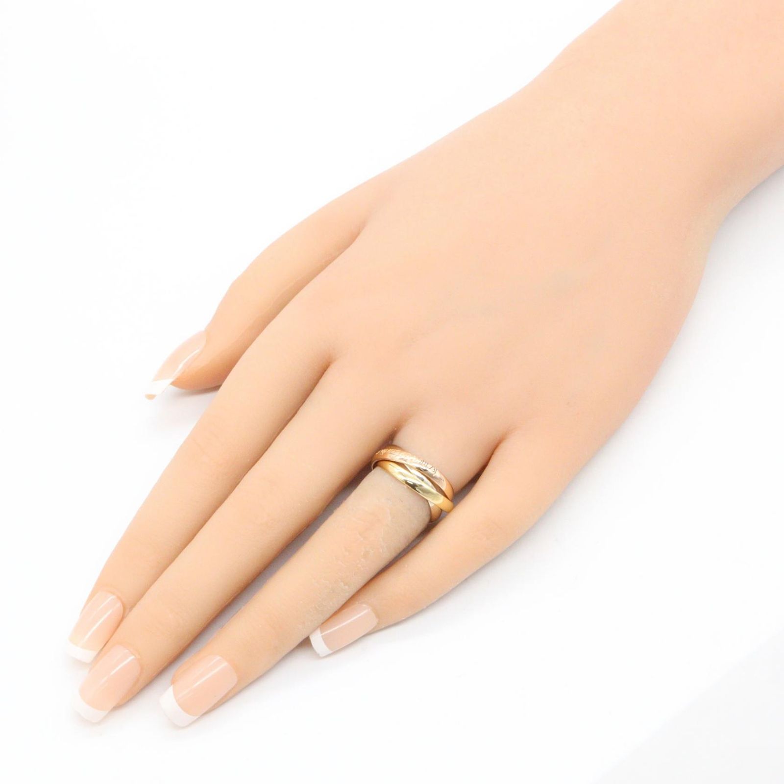 カルティエ CARTIER リング・指輪 トリニティリング K18（イエロー 