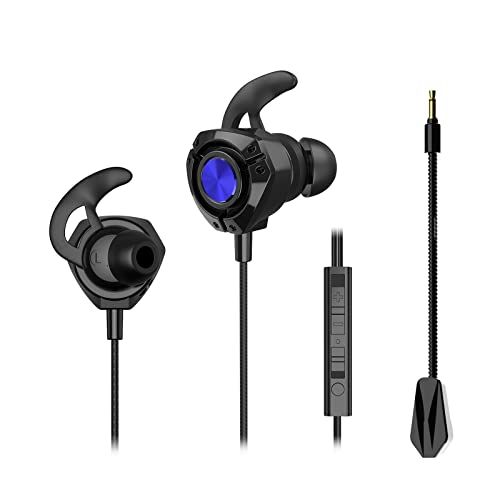 ☆新品☆[国内販売限定] ゲーミングイヤホン Erssimo ゲーミングイヤホン マイク付き ゲーミングいやほん イヤホンマイク 有線 マイク付きイヤホン ps4 ps5 switch マイクミュート機能 PC パソコン Wet会議 ゲーム 4f4ce602